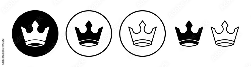 Crown Icon vector. Crown symbol for web site design, Crown Icon vector. Crown symbol for web site design,