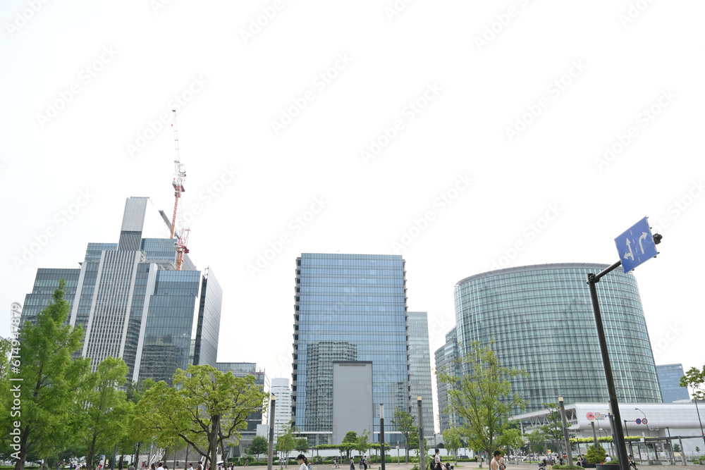 Obraz premium downtown city downtown