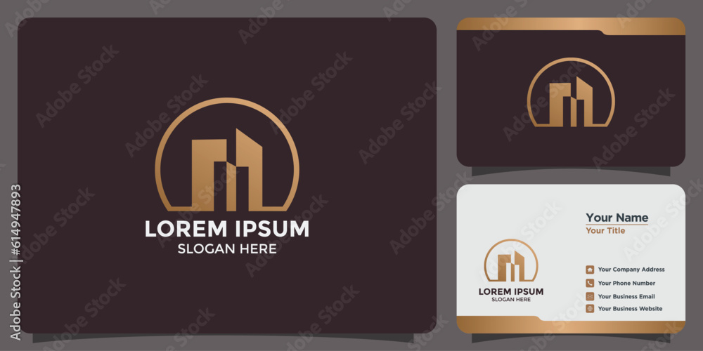 building design logo and business card