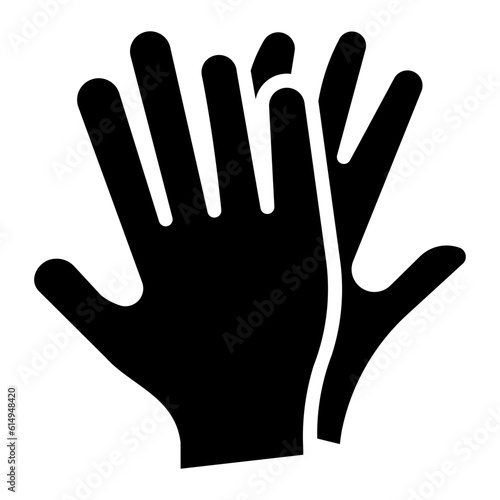 high five Solid icon