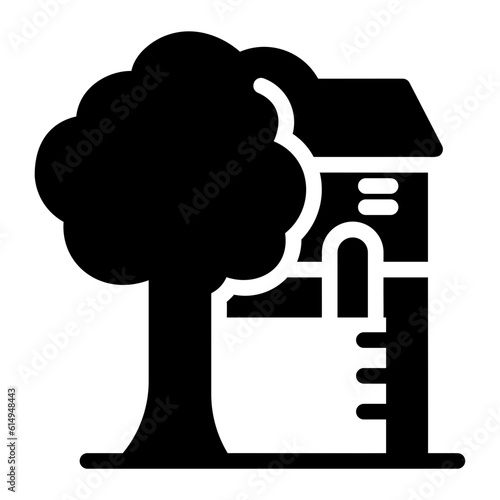 tree house Solid icon