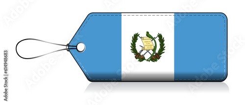 Guatemala flag label