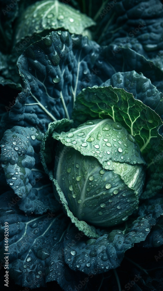 Obraz premium washed cabbage background