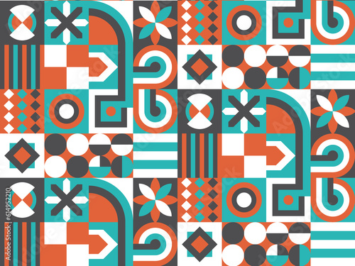 seamless pattern with shapes