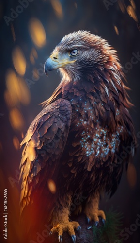 Golden Eagle (Haliaeetus leucocephalus), Generative AI © LAYHONG