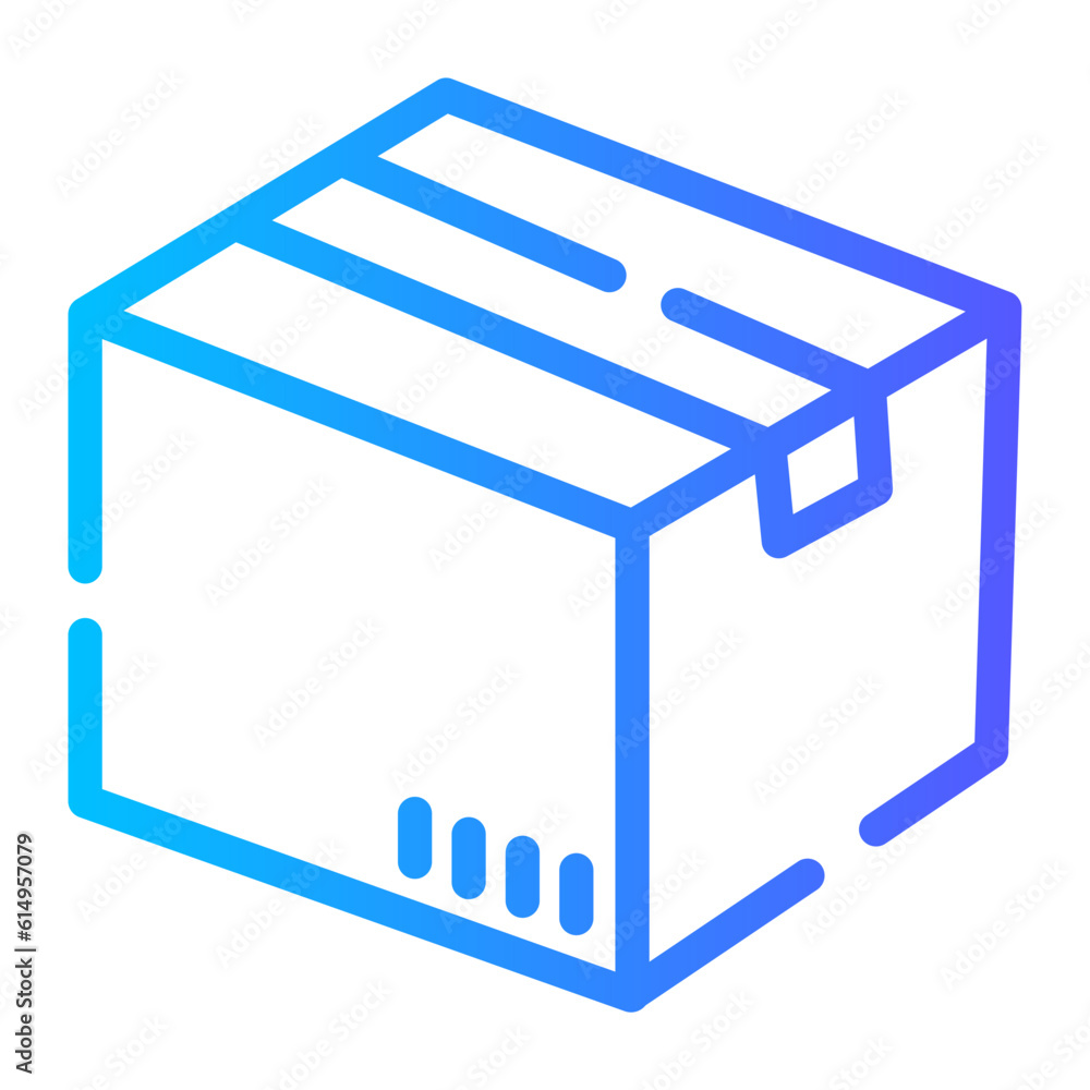 package Line Gradient Icon package Line Gradient Icon