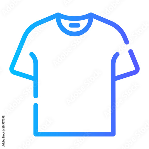 shirt Line Gradient Icon