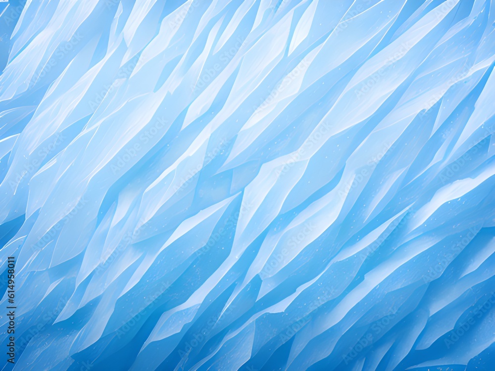 Obraz premium beautiful blue ice pattern, abstract acrylic background, texture, copy space