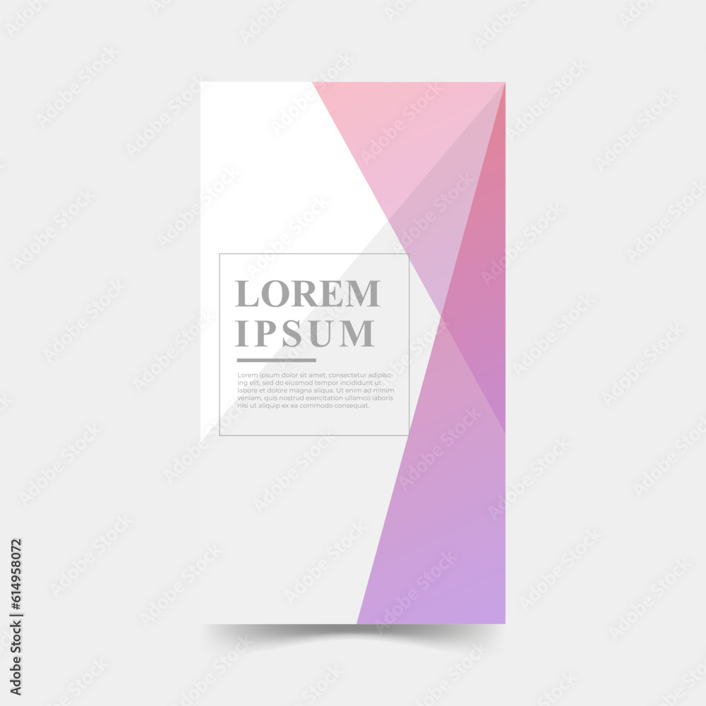 Fototapeta premium Creative story background, gradation red transparent, slash, abstract,eps 10