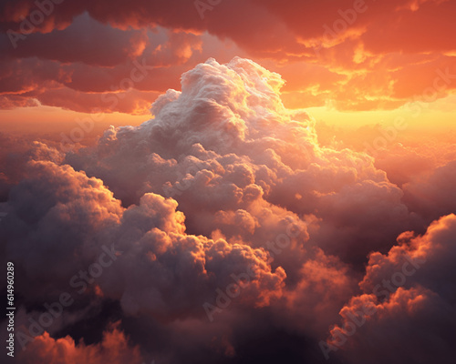 sunset cloud very realistic