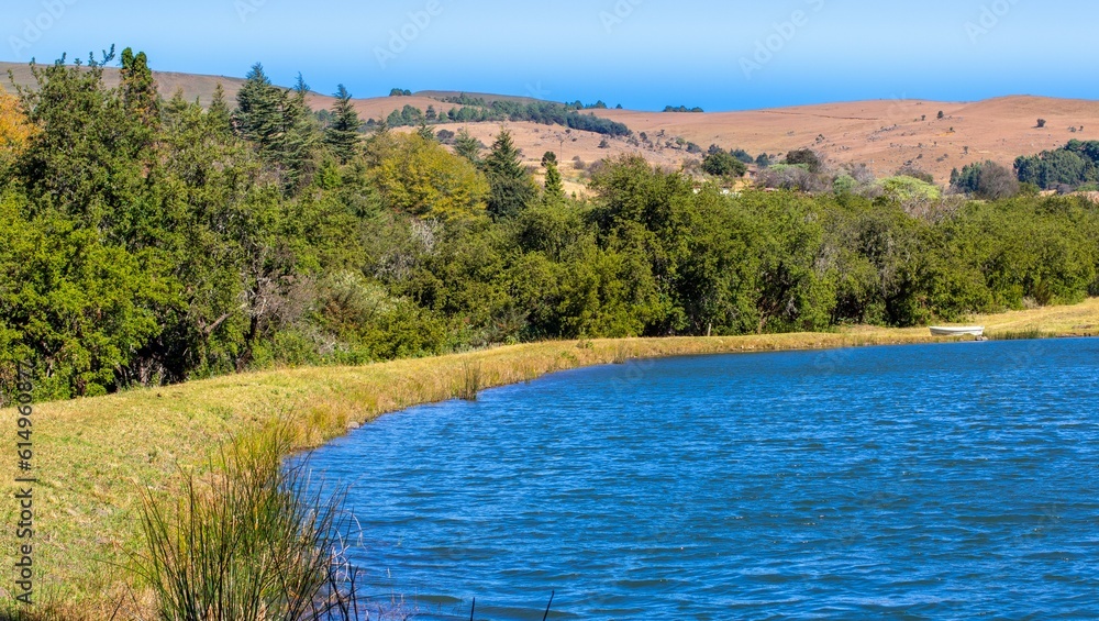 Fototapeta premium A lake in the hills of Mpumalanga in South Africa