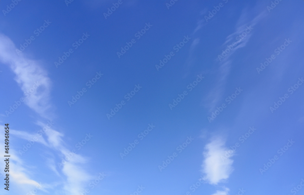 Beautiful blue sky with white clouds Beautiful blue sky with white clouds