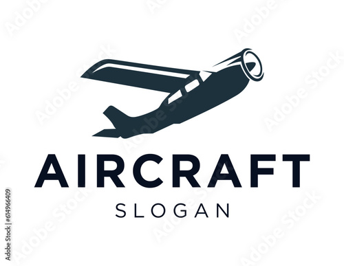 Logo about Aircraft on a white background. created using the CorelDraw application.