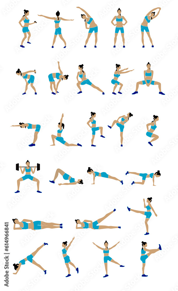workout illustrations