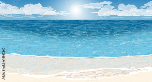 Sea and sky Illustration