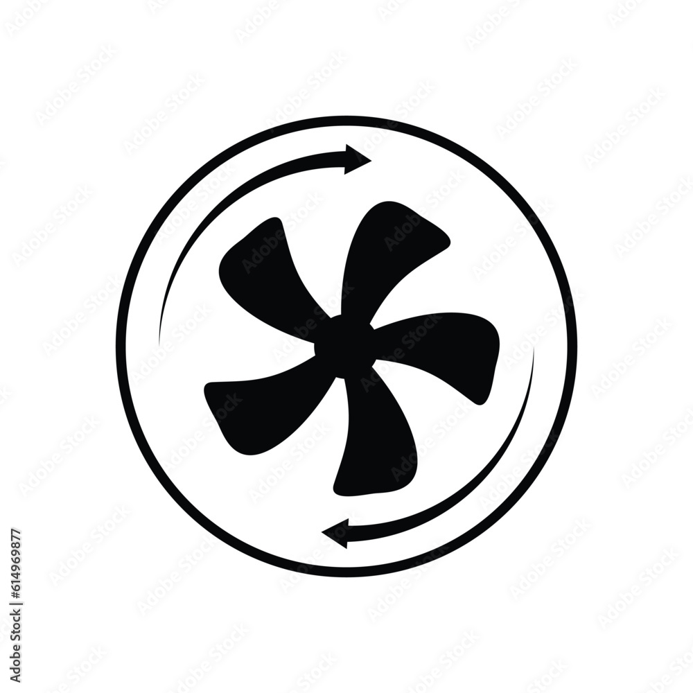 5 air cooler fan blade spinning icon vector illustration eps 5 air cooler fan blade spinning icon vector illustration eps