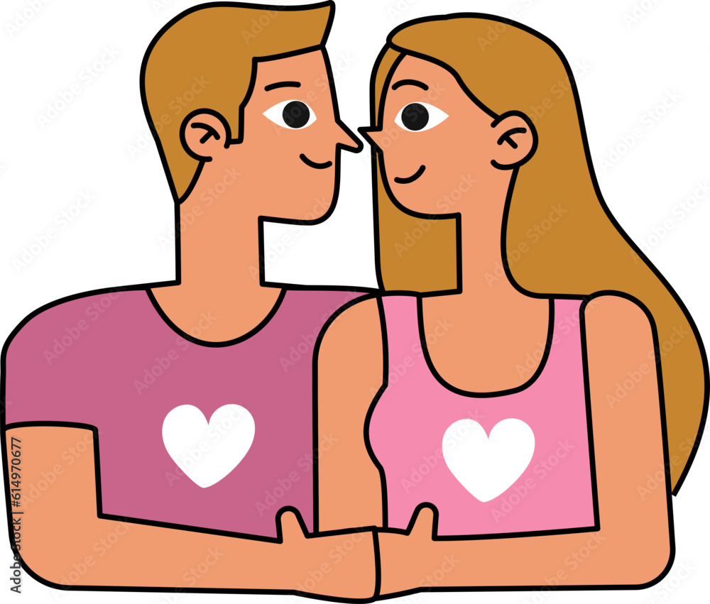Couples decorative design element for website, presentation, flyer, brochure, printing, application. illustration style Couples decorative design element for website, presentation, flyer, brochure, printing, application. illustration style