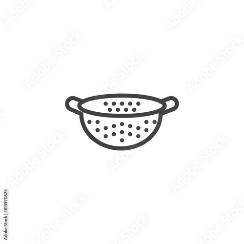 Colander line icon