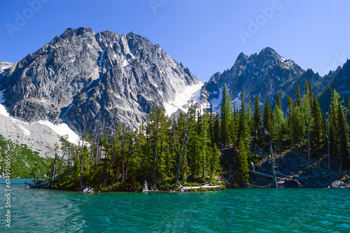 Blue Alpine Lake