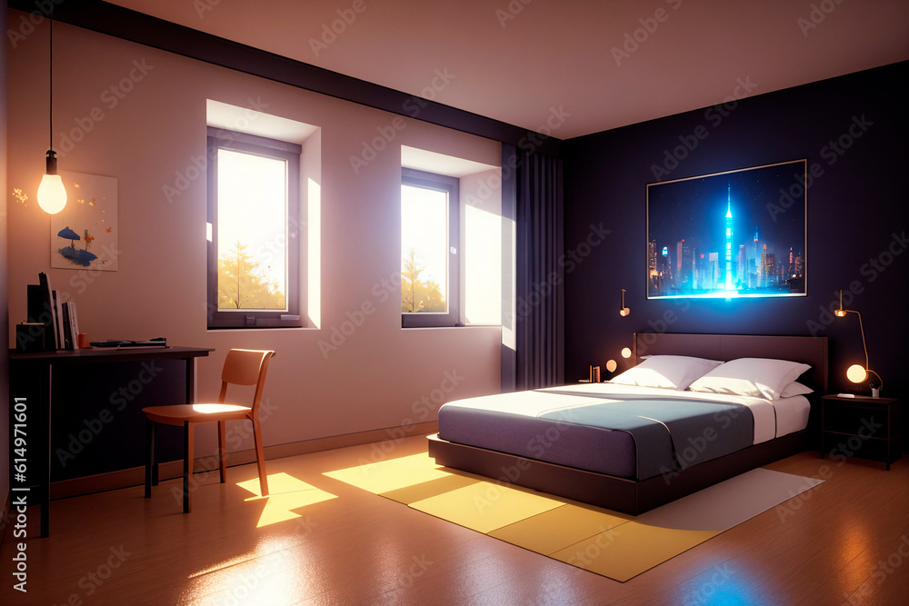 Generative concept art illustration. Generative ai. Generative concept art illustration. Generative ai.