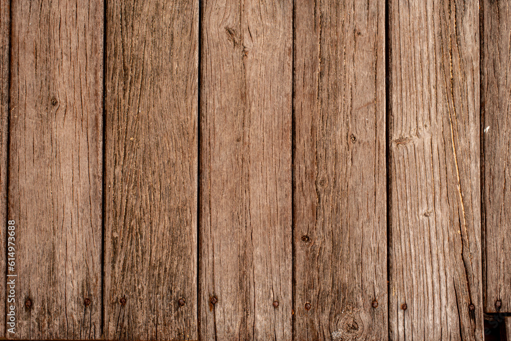 Grunge Wood texture background. Light brown dirty wood boards.