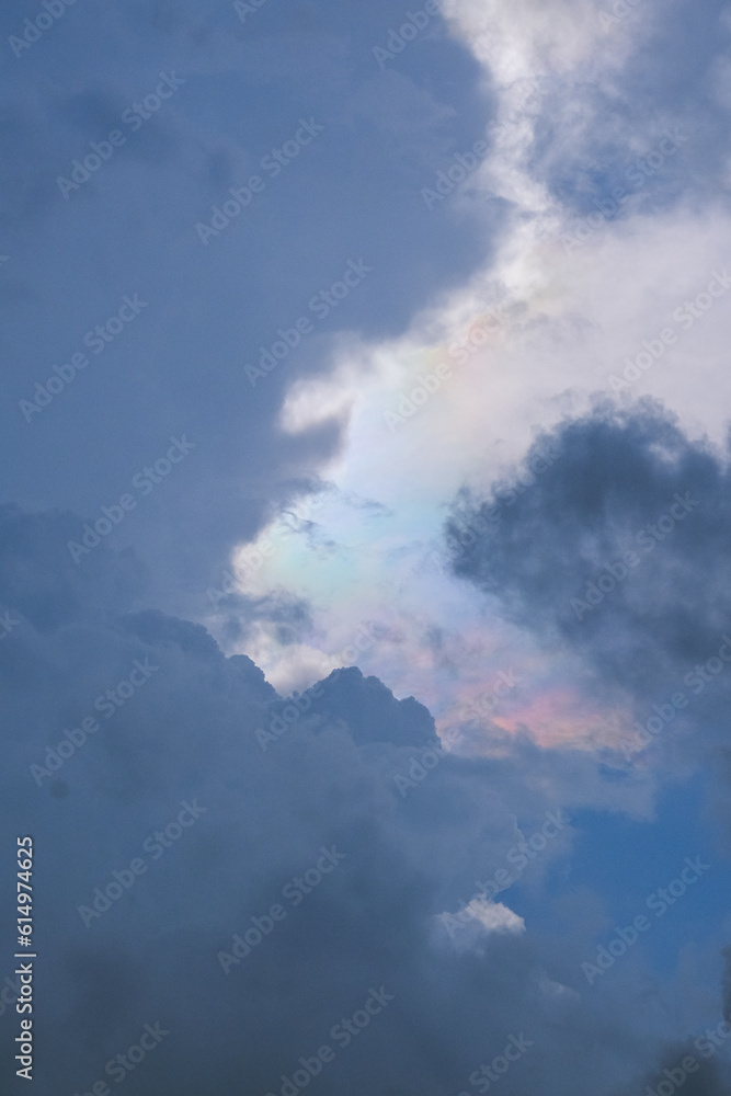 colorful clouds on the sky