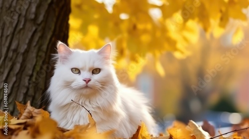 animal cat , dog , rabbit, autumn season