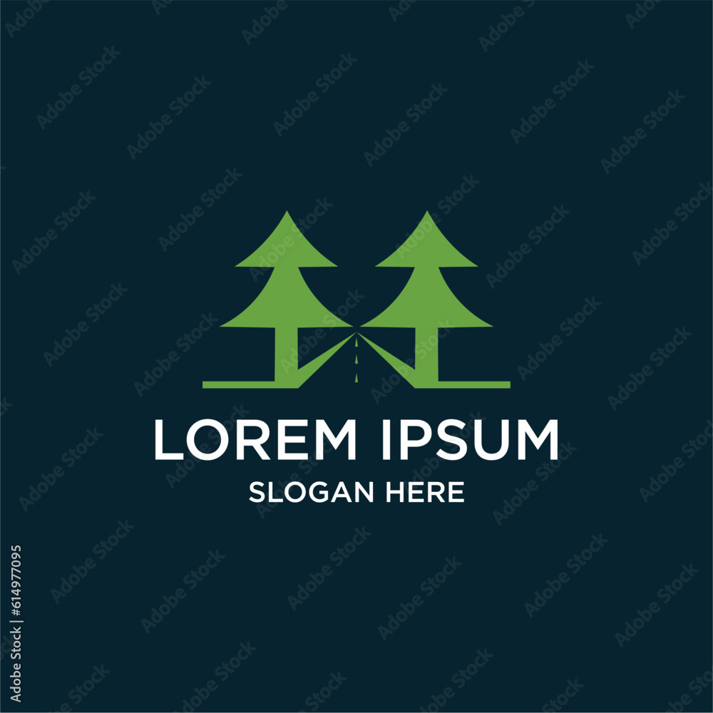 pine logo design