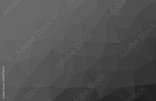 Abstract low poly style grey color background