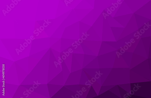 Abstract low poly style violet color digital background 