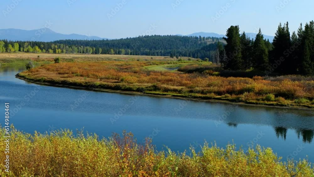 Snake River in Grand Teton National Park, Wyoming. Snake River in Grand Teton National Park, Wyoming.