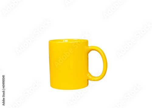 Yellow tea cup 