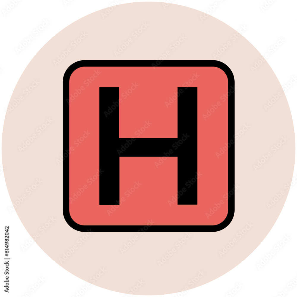 Obraz premium Hotel and Restaurant Colored