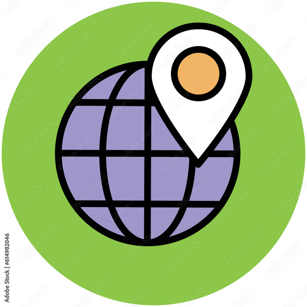 A scalable flat icon of building A scalable flat icon of building