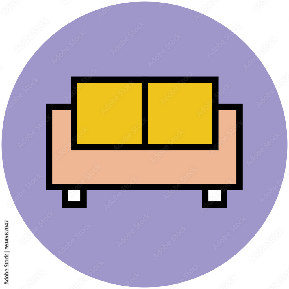 A scalable flat icon of building A scalable flat icon of building