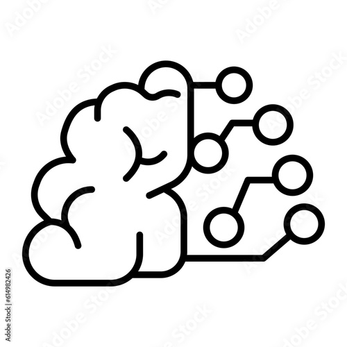 Ai, artificial intelligence icon