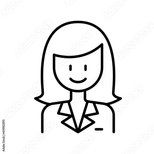 Business woman icon