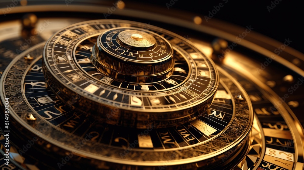 Casino Roulette, Casino roulette in black and gold style. Casino Roulette, Casino roulette in black and gold style.
