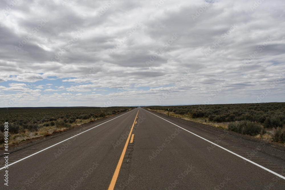 Road through the desert