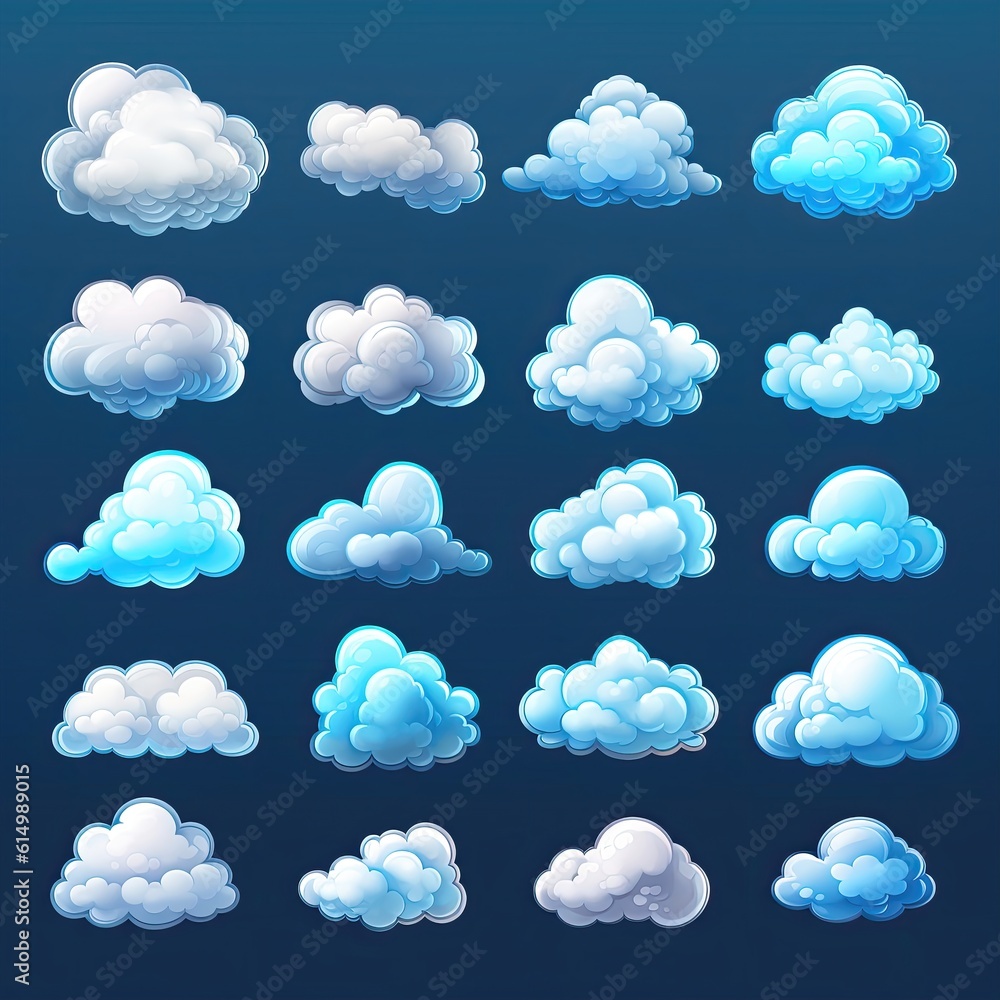 blue cloud white ai generated blue cloud white ai generated