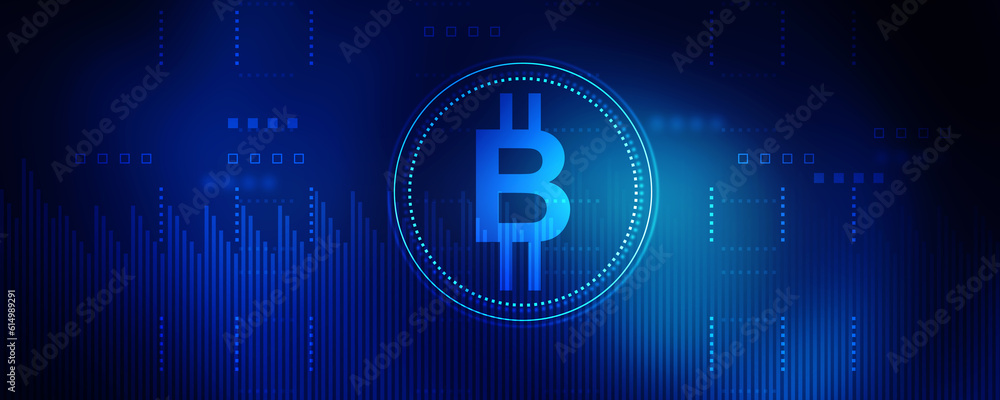 2d illustration bitcoin sign currency 2d illustration bitcoin sign currency