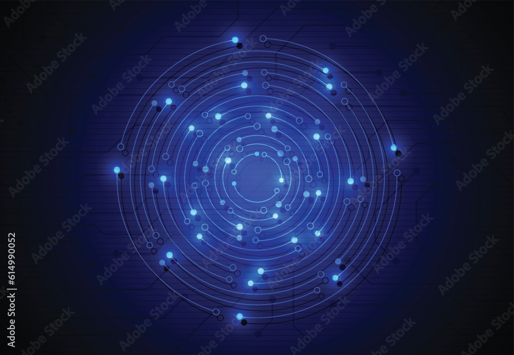 Abstract background with technology circuit board texture. Artificial intelligence electronic board. Communication and engineering concept. Vector illustration Abstract background with technology circuit board texture. Artificial intelligence electronic board. Communication and engineering concept. Vector illustration