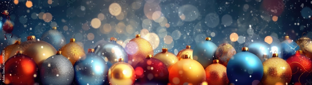 Christmas decor background with place for text, Bright color, ultra realistic Merry Christmas and Happy Holidays greeting card, frame, banner. New Year. Winter xmas holiday theme. Generative AI Christmas decor background with place for text, Bright color, ultra realistic Merry Christmas and Happy Holidays greeting card, frame, banner. New Year. Winter xmas holiday theme. Generative AI