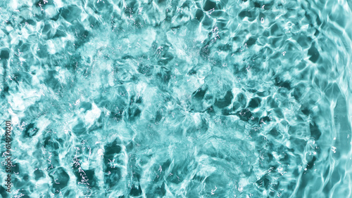 Swimming pool water background top view. Summer vacation. Sea water background.