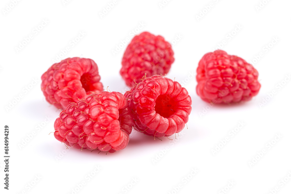 raspberry isolated on white background raspberry isolated on white background