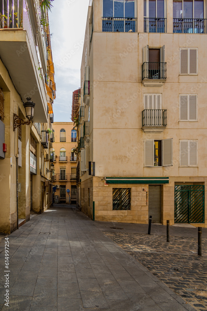  buildings in the city of Alicante, Spain on a sunny day