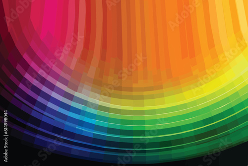 abstract background with rainbow