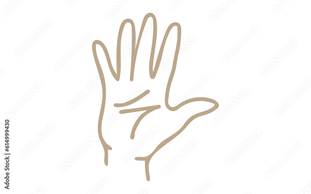 Hand Icons With Finger Count. Hand Gesture Symbols Hand Icons With Finger Count. Hand Gesture Symbols