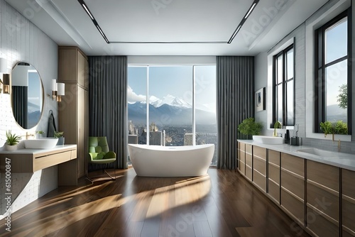 modern bathroom interior