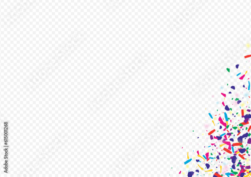 Rainbow Rain Christmas Vector Transparent